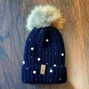 Beaded beanie